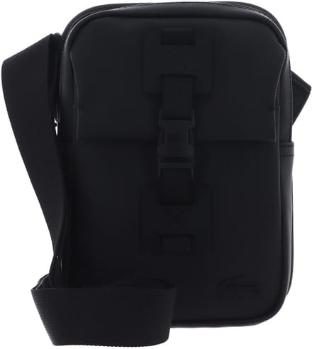 LACOSTE Schoudertas Tabletzak Naos Vertical Crossover Bag Noir Zwart