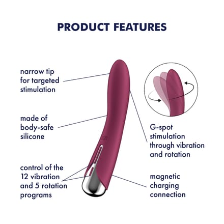 Satisfyer - Spinning Vibe 1 - Roterende G-spot vibrator