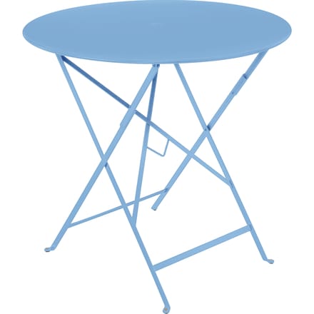 Fermob BISTRO klaptafel rond - E1 Maya blauw - Ø 77 cm