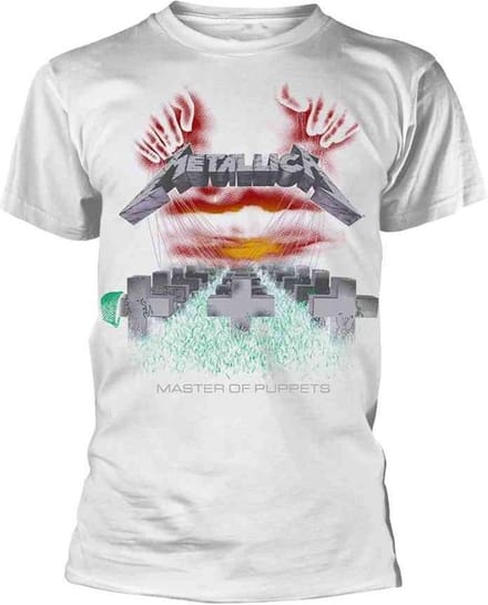 Metallica Heren Tshirt -XXL- Master Of Puppets Wit