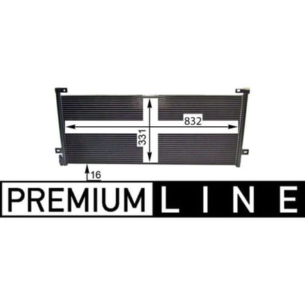Condensator, airconditioning MAHLE AC 884 000P