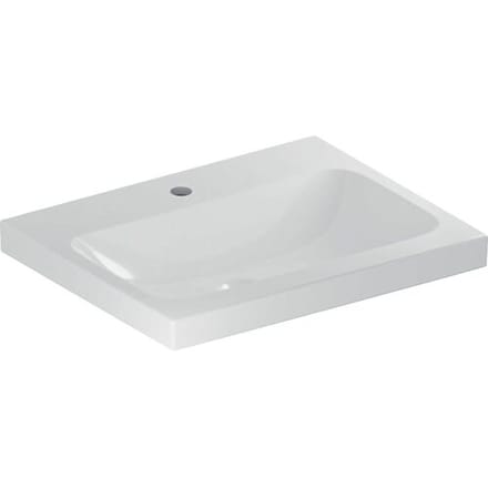 Geberit iCon Light washbasin 60 cm with tap hole in the middle, without overflow 501.834.00.5