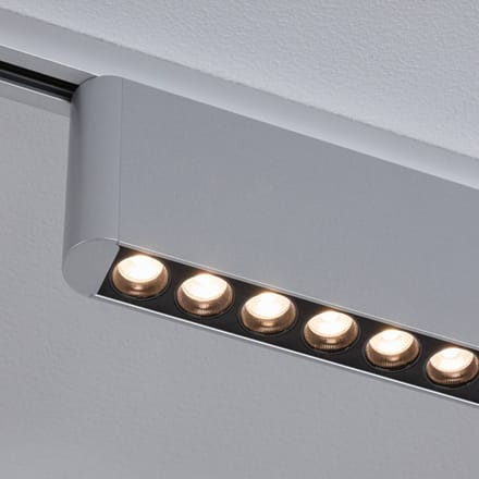 Paulmann URail LED-railverlichting Zelos, chroom, 3.000 K, 37 cm