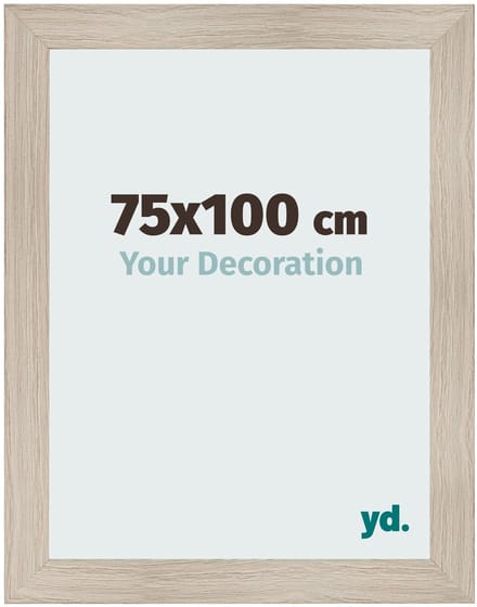 Your Decoration - Fotolijst 75x100 cm - MDF - Eiken Licht - Pisa