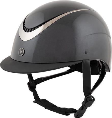 Veiligheidshelm Thèta Glossy Black/Gunmetal - 52/54