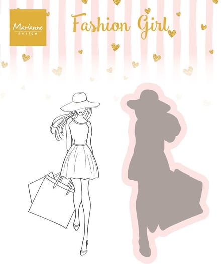 Marianne Design Clear Stempel Fashion Girl