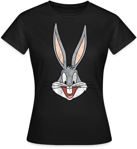 Looney Tunes Bugs Bunny Distressed T-Shirt Dames