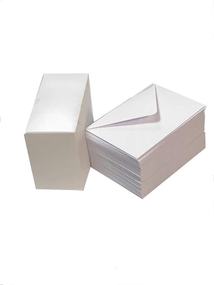 200 Stuks C6 Enveloppen Wit - Hoge Kwaliteit Briefpapier en Direct Mail