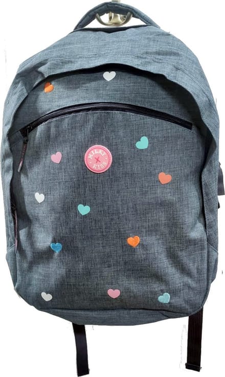 Kidzroom Hartjes Rugzak Ruime School Tas 8-16 Jaar