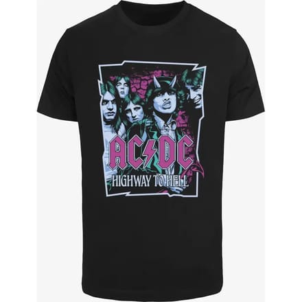 Merchcode ACDC Higway to Hell T-Shirt MP5011700 Black-XL