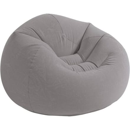 Intex 68579NP BEANLESS BAG Zetel (l x b x h) 114 x 114 x 71 cm Grijs