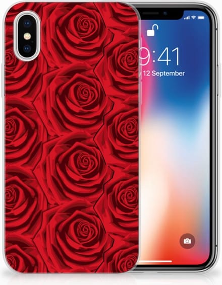 Apple iPhone X | Xs TPU Case Red Roses