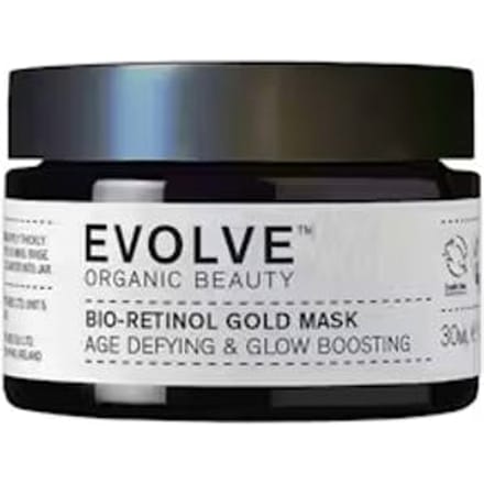 Evolve Organic Beauty Bio-Retinol Gold Mask Age Defying &amp; Glow Boosting 30 ml
