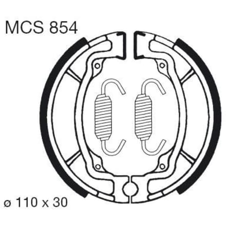 Remschoenset TRW MCS854