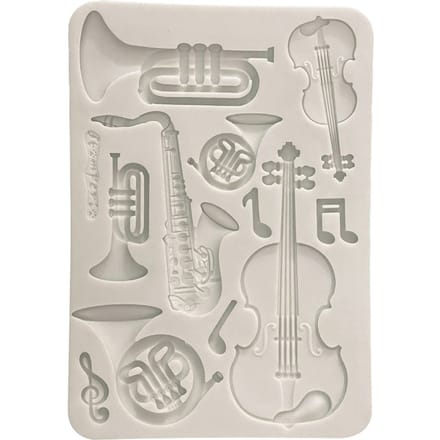 Stamperia Silicon vorm A5 "Symphony - Musical Instruments"