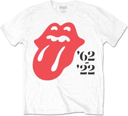 The Rolling Stones - Sixty '62 - '22 Heren T-shirt - M - Wit