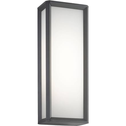 LEDS-C4 LED buitenwandlamp Skat, CCT, antraciet, aluminium