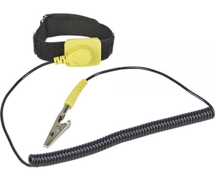 InLine Antistatische polsband voor ESD-veilige werksessies op pc/server