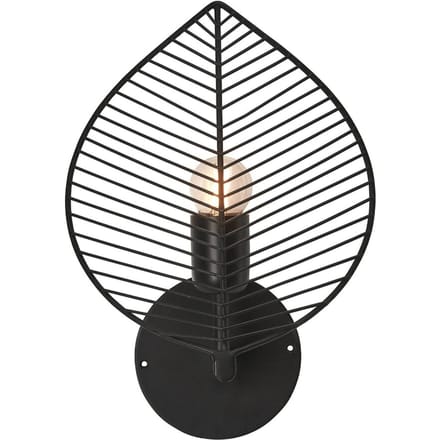 PR Home Elm wandlamp met stekker, zwart