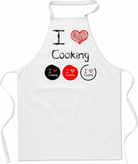 Mijncadeautje Keukenschort I love cooking