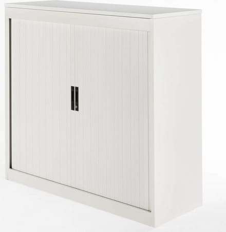 VEPA - Archiefkast met slot - 123x120x45 cm - 2 legplanken - Wit