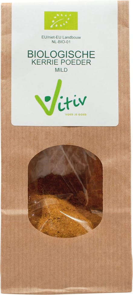 Vitiv Kerrie poeder mild bio (50g)