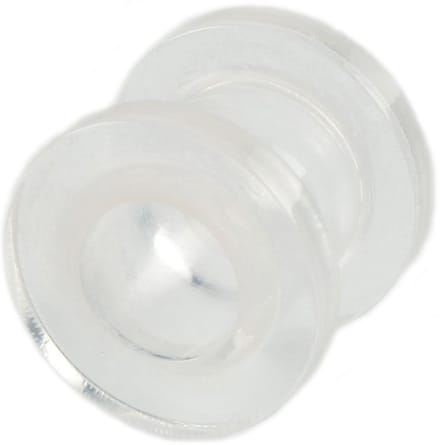 Transparante Flesh Tunnel Acryl 6 mm ©LMPiercings