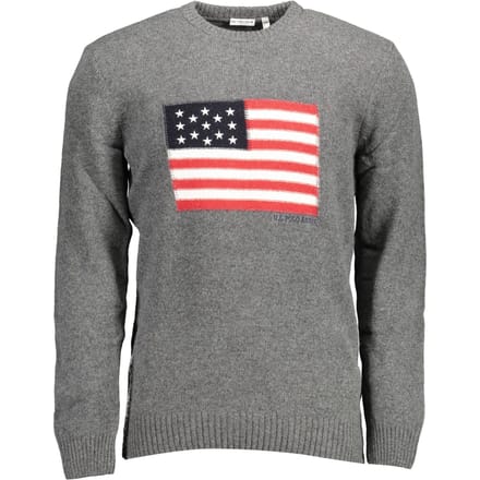 Vlag Sweater Met Ronde Hals Tricot