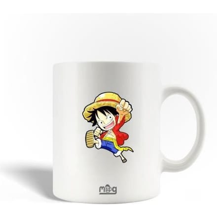 Keramische Mok - MANIACASE - One Piece - Luffy - 30cl - Vaatwasmachinebestendig - Wit