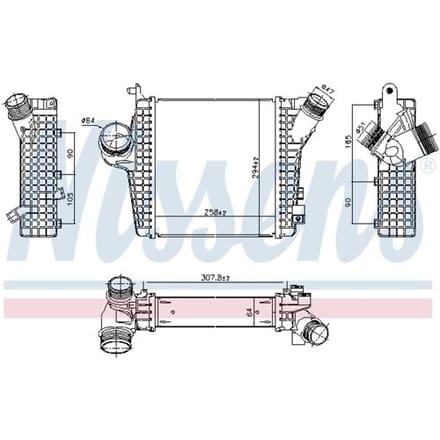 InlaatluchtRadiator NISSENS 961305