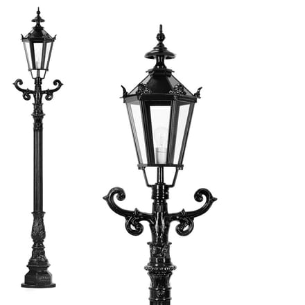 K.S. Verlichting Tuinpadverlichting Brighton, zwart, hoogte 95 cm, metaal, IP44