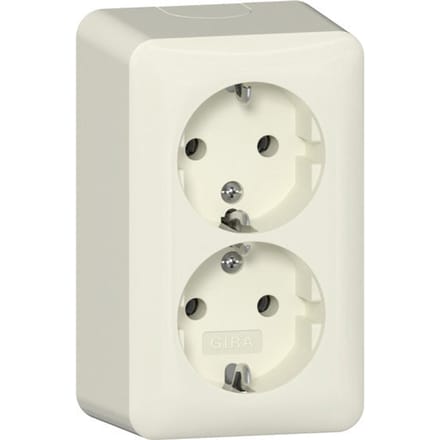 Gira Dubbele Schuko Stopcontact 16A 250V Opbouw - 478012
