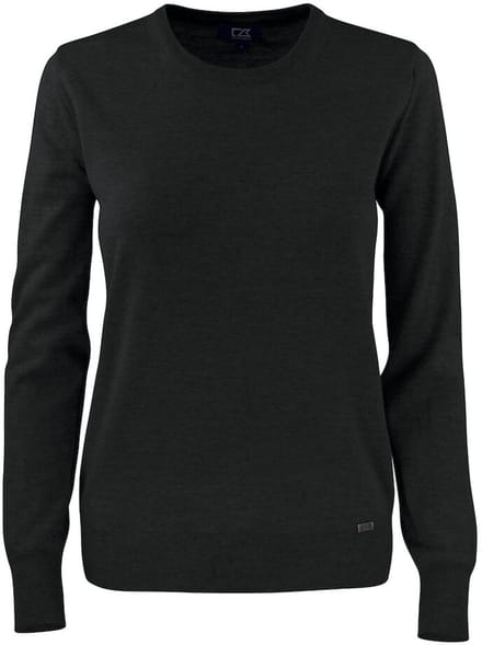 Cutter & Buck Kennewick Crewneck Dames 355407 - Zwart - S