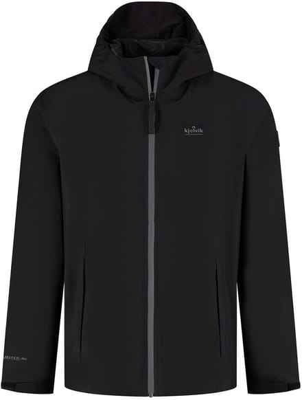 Kjelvik Outdoorjas Kiron Zwart