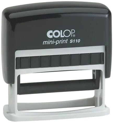 Colop Mini-Print Tekststempel S110, zwart