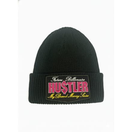 Hustler Beanie Black | BLACK