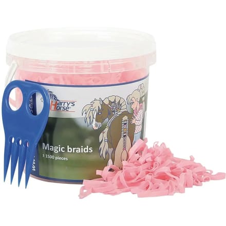 Harry's Horse Magic braids, pot One Size Roze