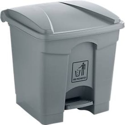 Afvalsorteersysteem, 30 l, grijs