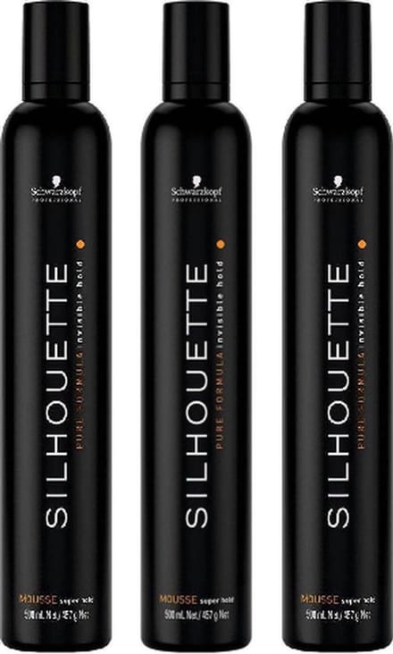 Schwarzkopf Professional - Silhouette Super Hold Mousse - voordeelverpakking - 3 x 500ml