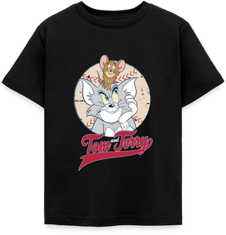 Tom En Jerry Baseball T-Shirt Kinderen