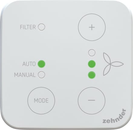 Zehnder Bedieningselement/Centrale Plaat Schakelmateriaal - 655010245 - E2PXJ