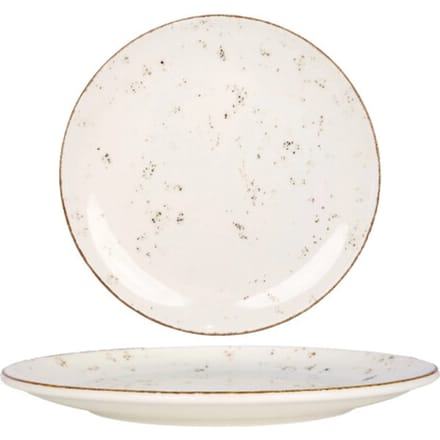 Bonna Dinerbord - Grain - Porselein - 25 cm - set van 6