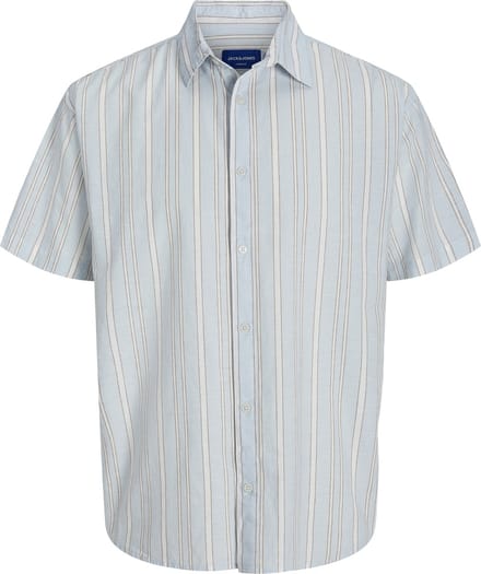 JACK&JONES - JORJOSHUA CANGGU STRIPE SHIRT SS PLS - Heren - Overhemden