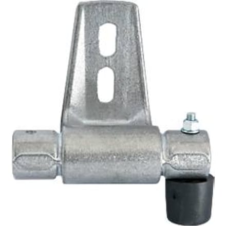 Beugel voor schapladder-ronde buisrailsysteem STABILO® Professional, met eindaanslag rechts