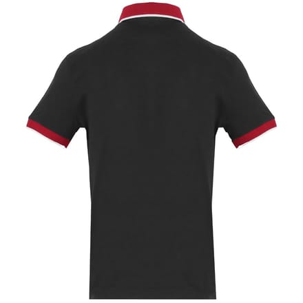 North Sails Contrast Collar Black Polo