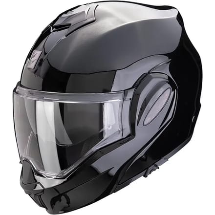 Scorpion Exo-Tech Evo Pro Solid Metallic Black - Systeemhelm - Maat S - Motorhelm - ECE 22-06 gekeurd