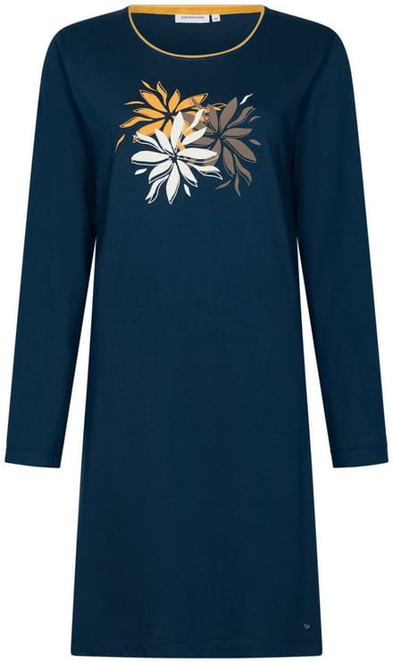 Pastunette - Moonlite - Nachthemd - Bio Katoen - Blauw - Maat 48