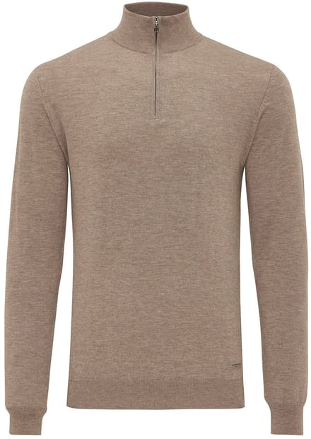 Tresanti FIRENZE | Stretch half zip Light brown (TRKWJE131 - 401)