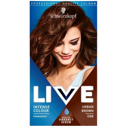 Schwarzkopf Urban Brown 088 Live Intense Permanente Haarkleur