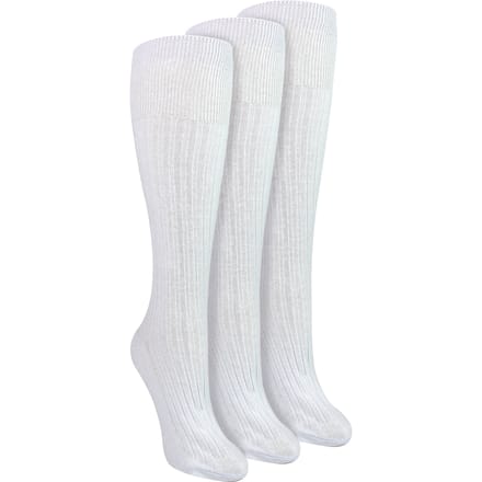 Dames 3-Pack Kniesokken 100% Katoen Zacht Ademend